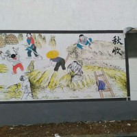让自身完美新疆图木舒克其盖麦旦幼儿园室内外墙彩绘
