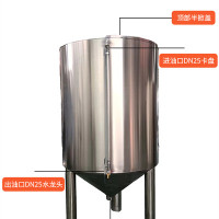 南宁市鸿谦白钢油罐小型食用油沉淀罐各种规格精工制作